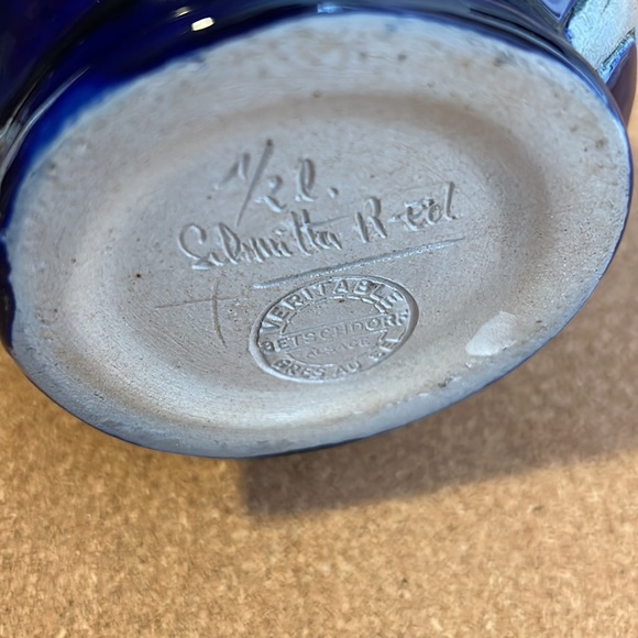 Betschdorf Alsace France Paul Schmitter Salt Glaze Pottery~Pitcher~Signed - Picture 16 of 16